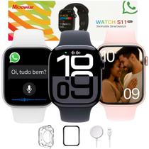 Relógio Smartwatch S11 Pro Serie 11 Responde Whatsapp NFC GPS Original Relógio Smartwatch S11 Pro Serie 11 Responde Whatsapp NFC GPS Original