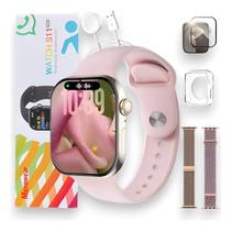 Relógio Smartwatch S11 Rosa Pro Série 11 Amoled Gps Relógio Smartwatch S11 Rosa Pro Série 11 Amoled Gps