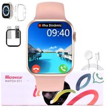Relogio Smartwatch S11 Série 11 Gps Nfc Responde Whatzz Masculino Feminino Android iOS Chatgpt Amoled 45mm