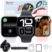 Relógio Smartwatch S11 Serie 11 Responde Whatsapp NFC GPS e Fone A6S Relógio Smartwatch S11 Serie 11 Responde Whatsapp NFC GPS e Fone A6S