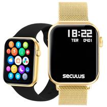 Relógio Smartwatch Seculus Troca Pulseira Unissex 17001MPSVDL2