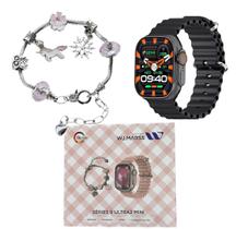 Relogio Smartwatch Series 9 Mini AMOLED 5 Pulseira 41mm GPS NFC Mult-Funções Facebbok Instagram