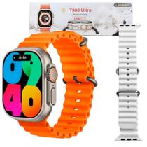 Relógio Smartwatch T900 Ultra 49mm Tela Infinita 2 Pulseiras Relógio Smartwatch T900 Ultra 49mm Tela Infinita 2 Pulseiras