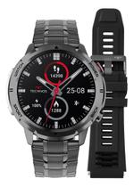 Relogio Smartwatch Technos Call Preto 2 pulseiras Premium