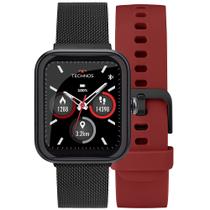 Relógio Smartwatch Technos Connect MAX Pt/Verm- TMAXAA/5P Relógio Smartwatch Technos Connect MAX Pt/Verm- TMAXAA/5P