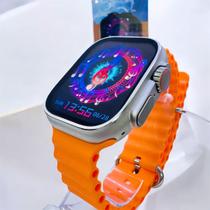 Relógio Smartwatch Ultra 3 Laranja Pro Amoled 2026 Série 11