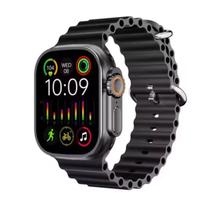 Relogio Smartwatch Ultra 3 Recebe Notificaçoes Faz Ligaçao Gps Nfc 2 pulseiras - KEQIWEAR