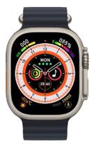 Relógio Smartwatch Ultra 8 W68 Microwear Série 8 Esportivo Nfc 1.91' Tela Amoled Ligações - Laranja