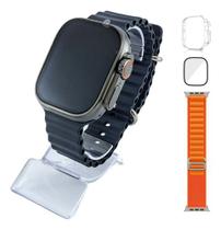 Relógio Smartwatch Ultra 9 Com Gps Bússola + Pulseira Alpine Cor Da Caixa Preto