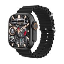 Relógio Smartwatch Ultra 9 Plus Monitor de Esportes e Saúde (Preto)