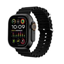 Relógio Smartwatch Ultra Bluetooth Preto 3 pulseiras