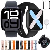 Relogio Smartwatch W10 Serie Gps Album Música Foto Original Com Fone