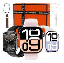 Relógio Smartwatch W11 Mini Pro Série 11 Amoled 42mm Lançamento Prateado Relógio Smartwatch W11 Mini Pro Série 11 Amoled 42mm Lançamento Prateado