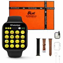 Relógio Smartwatch W11 Mini Pro Series 11 42mm Bluetooth Notificações Tela Amoled 1GB Memoria Interna 3 Pulseiras Relógio Smartwatch W11 Mini Pro Series 11 42mm Bluetooth Notificações Tela Amoled 1GB Memoria Interna 3 Pulseiras
