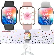 Relógio Smartwatch W29 Pro Série 9 Original GPS NFC Faz Ligações Memória Interna 1Gb Para Música Masculino Feminino