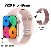 Relogio SmartWatch W29 Pro Series 9 Ilha Dinâmica + Pulseira Metal - Microwear