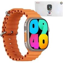 Relógio Smartwatch W69+ Ultra 49mm Series 10 2gb Android Ios Tela Amoled Nfc Gps Rastreador Bússola Bluetooth Lançamento