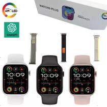 Relógio Smartwatch W99+ Plus 2 Pulseiras 45mm Serie 9 Amoled Chatgpt Original - COSTATECH