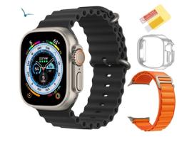 Relogio Smartwatch Watch 8 Ultra Faz Ligações Baixa Foto + Mostrador Relogio Smartwatch Watch 8 Ultra Faz Ligações Baixa Foto + Mostrador
