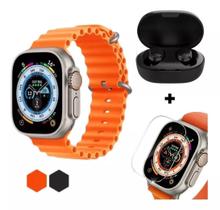 Relógio Smartwatch Watch Ultra Serie 8 +fone Bluetooth S/fio