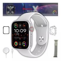 Relógio Smartwatch Watch X Séries 10 Microwear NFC, GPS, 2Gb Músicas, Jogos, Esportes
