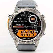 Relógio Smartwatch Wearzone Brave GPS com Dupla frequências bateria de longa duração