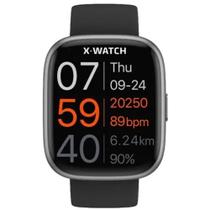 Relógio Smartwatch X-Watch preto xswuqpi001a Relógio Smartwatch X-Watch preto xswuqpi001a