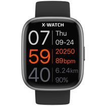Relógio Smartwatch X-Watch Ref: Xswuqpi005a Pxpx Cinza Touch Screen