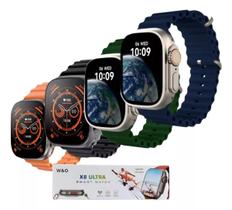 Relógio Smartwatch X8 Ultra Tela HD 49mm Laranja