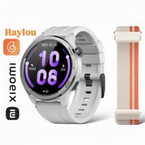 Relogio Smartwatch Xiaomi Haylou Solar Neo Amoled Branco A Prova Dagua Sicroniza Com Strava,Compatível com Android e iOS Com Pulseira Extra