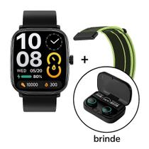 Relogio Smartwatch XiaomiMi Haylou Solar RS5 Amoled Pulseira Extra A Prova Dagua /BRINDE Fone TWS Sem Fio ORIGINAL
