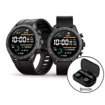 Relógio Smartwatch XiaomiMi Solar Pro Amoled A Prova Dagua com Certificação Militar MAIS Fone Tws de brinde