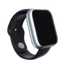 Relogio Smartwatch Z6 Bluetooth Camera Celular Musica Prata