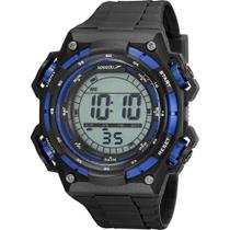 Relógio Speedo Digital 81200g0evnp1 Preto E Azul 81200