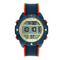 Relógio Speedo Masculino Digital Azul/Vermelho 15093G0EVNV3