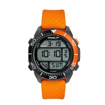 Relógio Speedo Masculino Digital Preto/Laranja 15091G0EVNV1