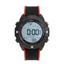 Relógio Speedo Masculino Digital Preto/Vermelho 15097G0EVNV1