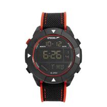 Relógio Speedo Preto Vermelho Masculino 15076G0Evnv2