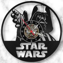 Relógio Star Wars Darth Vader Filmes Tv Nerd Geek Vinil Lp Promoção