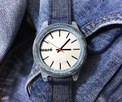 Relógio Sustentavél de Jeans Reciclado - Maré