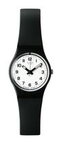 Relógio Swatch Lady Preto Polímero Quartzo à Prova d'Água 31mm