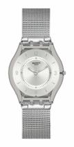 Relógio Swatch Skin Classic Biosourced 34 mm Cinza Quartzo
