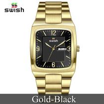 Relógio Swish Clássico Quadrado Masculino