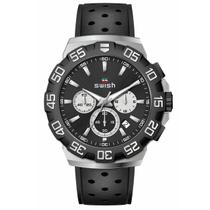 Relógio SWISH Masculino De Silicone Cronógrafo 24 Horas