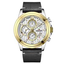 Relógio SWISH Masculino Pvd Revestido Minuto Data Automática Relógio SWISH Masculino Pvd Revestido Minuto Data Automática