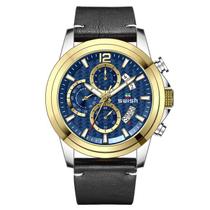 Relógio SWISH Masculino Pvd Revestido Minuto Data Automática Relógio SWISH Masculino Pvd Revestido Minuto Data Automática