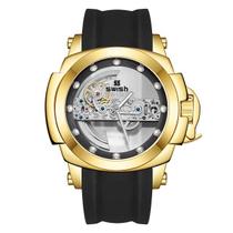 Relógio SWISH Mecânico Masculino Esqueleto Polonês Relógio SWISH Mecânico Masculino Esqueleto Polonês