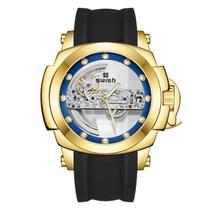 Relógio SWISH Mecânico Masculino Esqueleto Polonês Relógio SWISH Mecânico Masculino Esqueleto Polonês