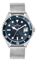 Relógio Technos Acqua Prata Masculino Aço Azul 2415dy/1a Prateado Azul-marinho Azul Relógio Technos Acqua Prata Masculino Aço Azul 2415dy/1a Prateado Azul-marinho Azul