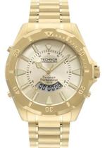 Relogio technos anadigi dourado metal dourado wt2050aa/1d Relogio technos anadigi dourado metal dourado wt2050aa/1d